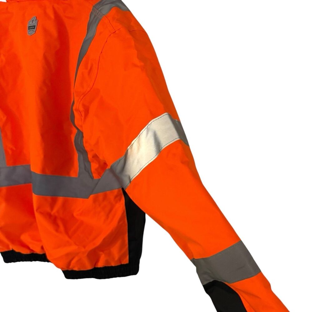 Ergodyne Men’s Work Jacket Gear “GloWear” Men’s Safety Jacket Hooded Size S - Picture 8 of 12